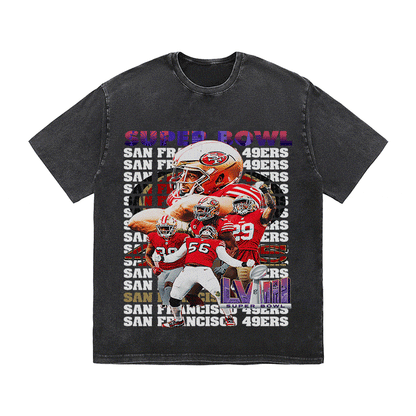 RDMCLOTHINGART tapestry hoodie SUPERBOWL22 HEAVY WEIGHT COTTON TEE-9212