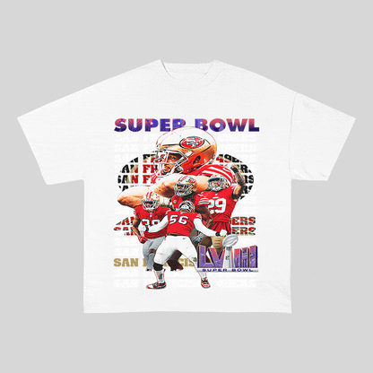 RDMCLOTHINGART tapestry hoodie SUPERBOWL22 HEAVY WEIGHT COTTON TEE-9212