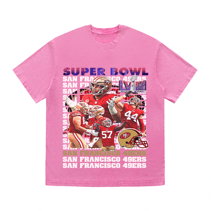 RDMCLOTHINGART tapestry hoodie SUPERBOWL23 HEAVY WEIGHT COTTON TEE-9213
