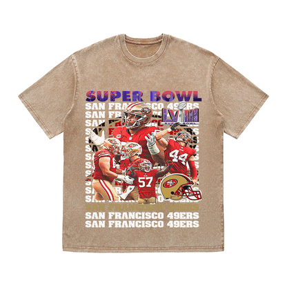 RDMCLOTHINGART tapestry hoodie SUPERBOWL23 HEAVY WEIGHT COTTON TEE-9213