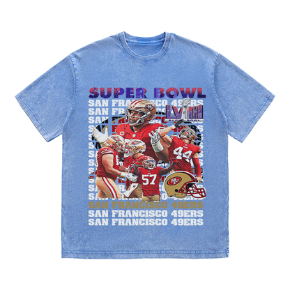 RDMCLOTHINGART tapestry hoodie SUPERBOWL23 HEAVY WEIGHT COTTON TEE-9213