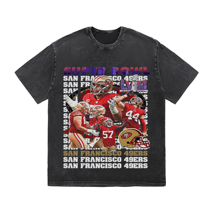 RDMCLOTHINGART tapestry hoodie SUPERBOWL23 HEAVY WEIGHT COTTON TEE-9213