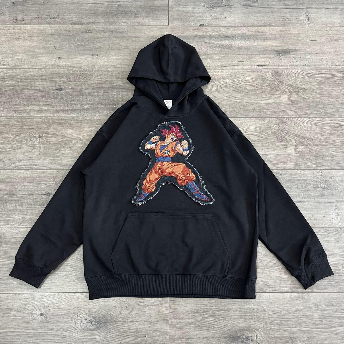 RDMCLOTHINGART tapestry hoodie SUPERSAIYAN GOD TAPESTRY PATCH HOODIE-9066