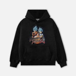 RDMCLOTHINGART tapestry hoodie SUPERSAIYAN GOKU&VEGETA TAPESTRY PATCH HOODIE-9088