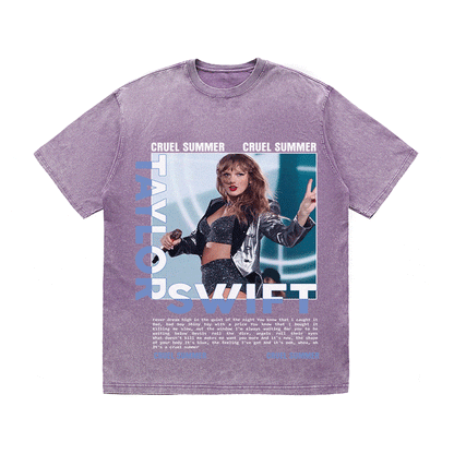 RDMCLOTHINGART tapestry hoodie TAYLOR HEAVY WEIGHT COTTON TEE-9022