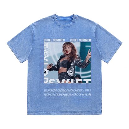 RDMCLOTHINGART tapestry hoodie TAYLOR HEAVY WEIGHT COTTON TEE-9022