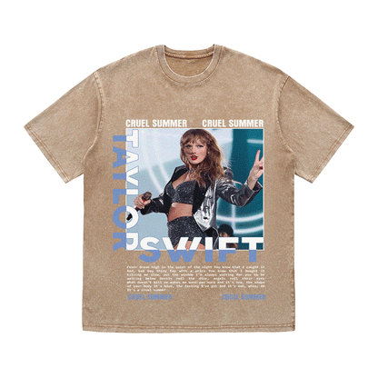 RDMCLOTHINGART tapestry hoodie TAYLOR HEAVY WEIGHT COTTON TEE-9022