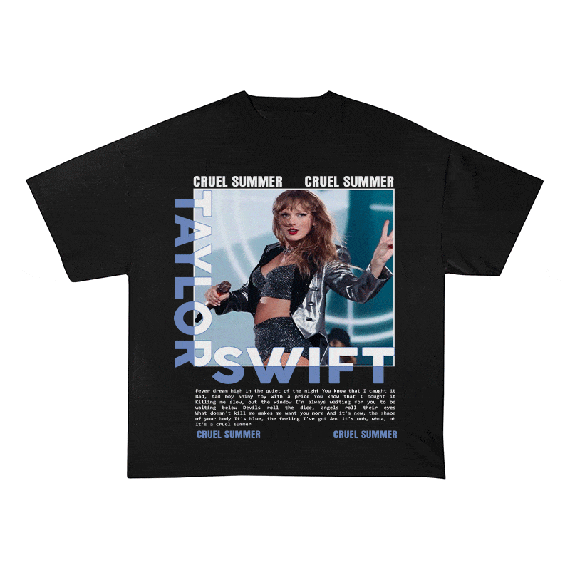 RDMCLOTHINGART tapestry hoodie TAYLOR HEAVY WEIGHT COTTON TEE-9022