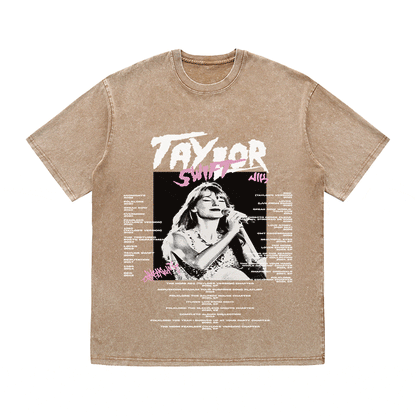 RDMCLOTHINGART tapestry hoodie TAYLOR SWIFT HEAVY WEIGHT COTTON TEE-8920