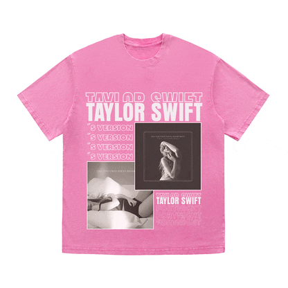 RDMCLOTHINGART tapestry hoodie TAYLOR SWIFT HEAVY WEIGHT COTTON TEE-9021