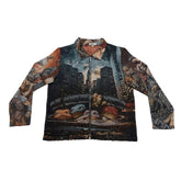 RDMCLOTHINGART tapestry hoodie Teenage Jacket