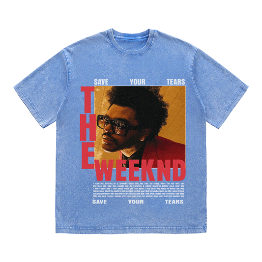 THE WEEKND HEAVY WEIGHT COTTON TEE-9024