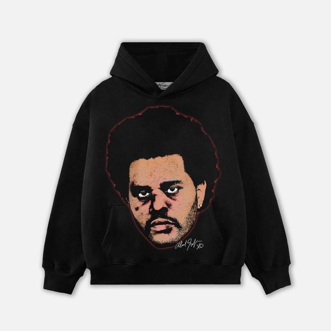 RDMCLOTHINGART tapestry hoodie THEWEEKND HEAD HOODIE-1094