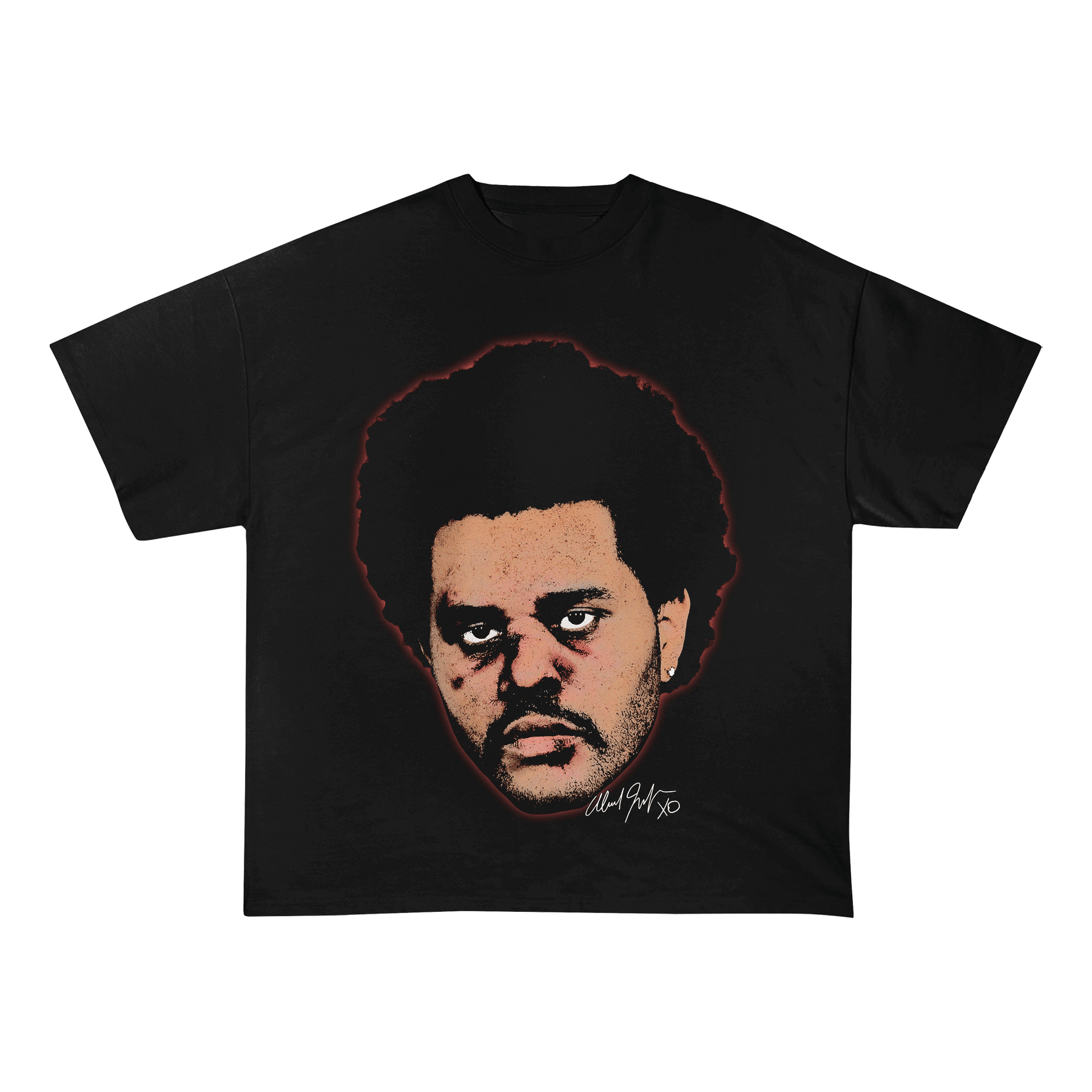 RDMCLOTHINGART tapestry hoodie THEWEEKND WEIGHT COTTON TEE-8043