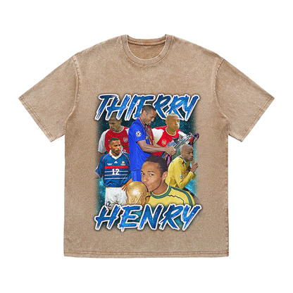RDMCLOTHINGART tapestry hoodie THIERRY HENRY HEAVY WEIGHT COTTON TEE-9175