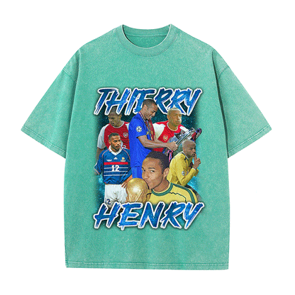 RDMCLOTHINGART tapestry hoodie THIERRY HENRY HEAVY WEIGHT COTTON TEE-9175