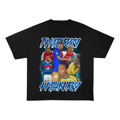 RDMCLOTHINGART tapestry hoodie THIERRY HENRY HEAVY WEIGHT COTTON TEE-9175