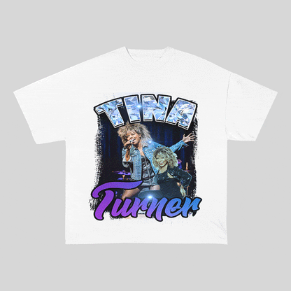 RDMCLOTHINGART tapestry hoodie TINA TURNER HEAVY WEIGHT COTTON TEE-9139