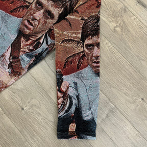 RDMCLOTHINGART tapestry hoodie TONY MONTANA TAPESTRY HOODIE