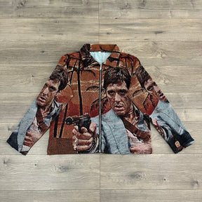 RDMCLOTHINGART tapestry hoodie TONY MONTANA TAPESTRY JACKET