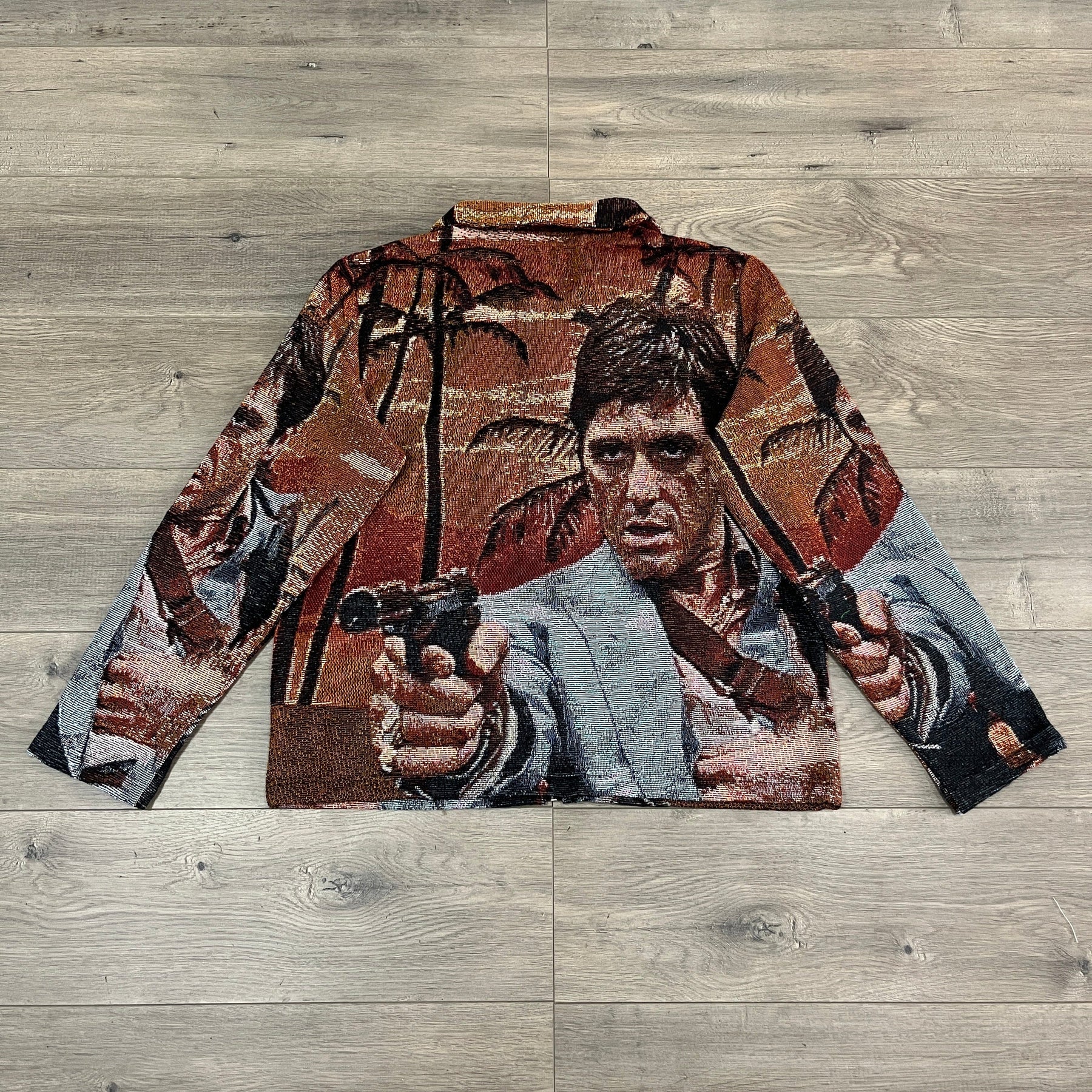 RDMCLOTHINGART tapestry hoodie TONY MONTANA TAPESTRY JACKET