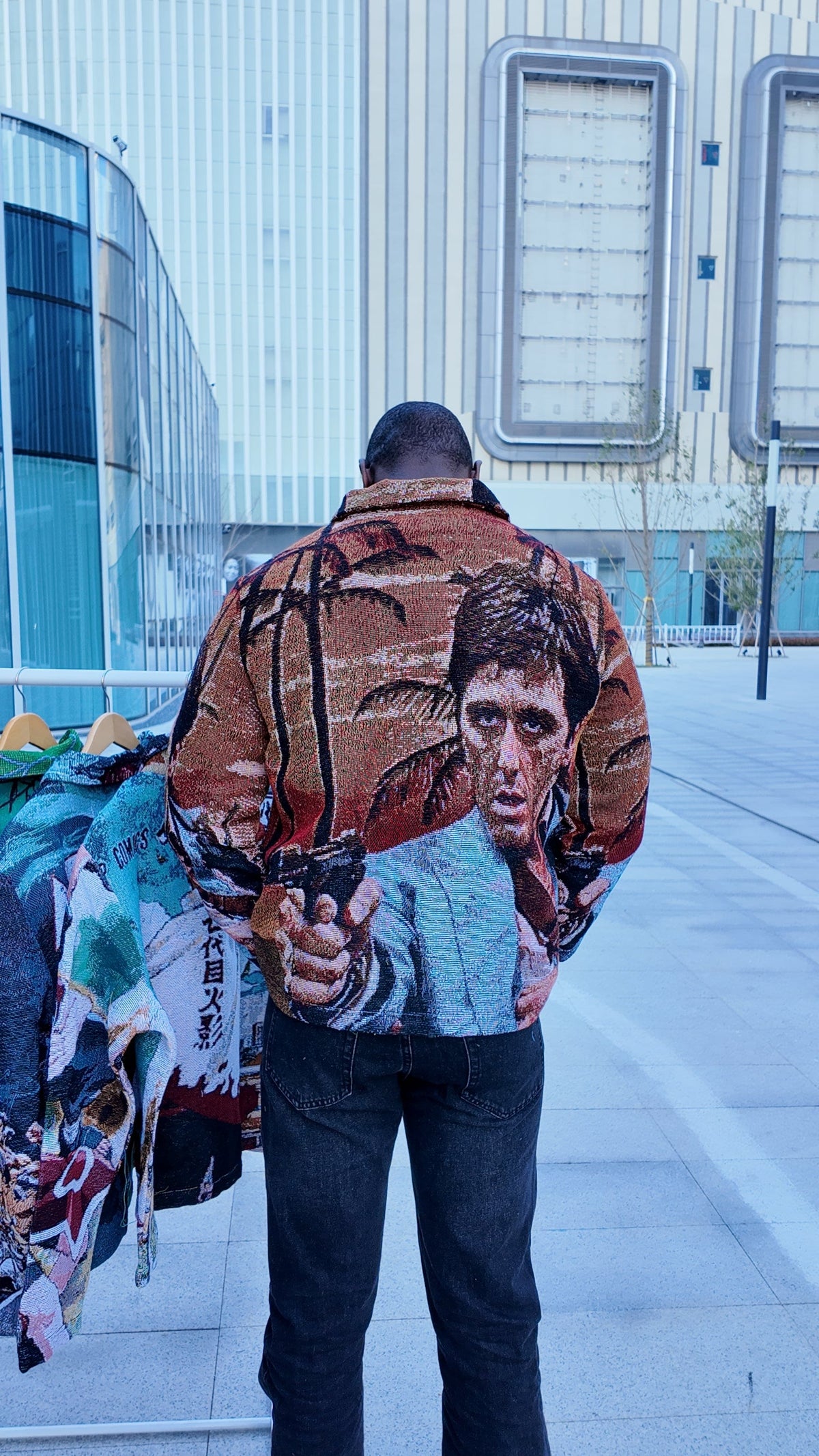 RDMCLOTHINGART tapestry hoodie TONY MONTANA TAPESTRY JACKET