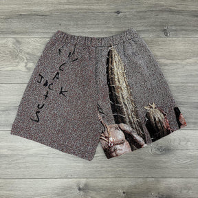 RDMCLOTHINGART tapestry hoodie TRAVIS TAPESTRY SHORTS