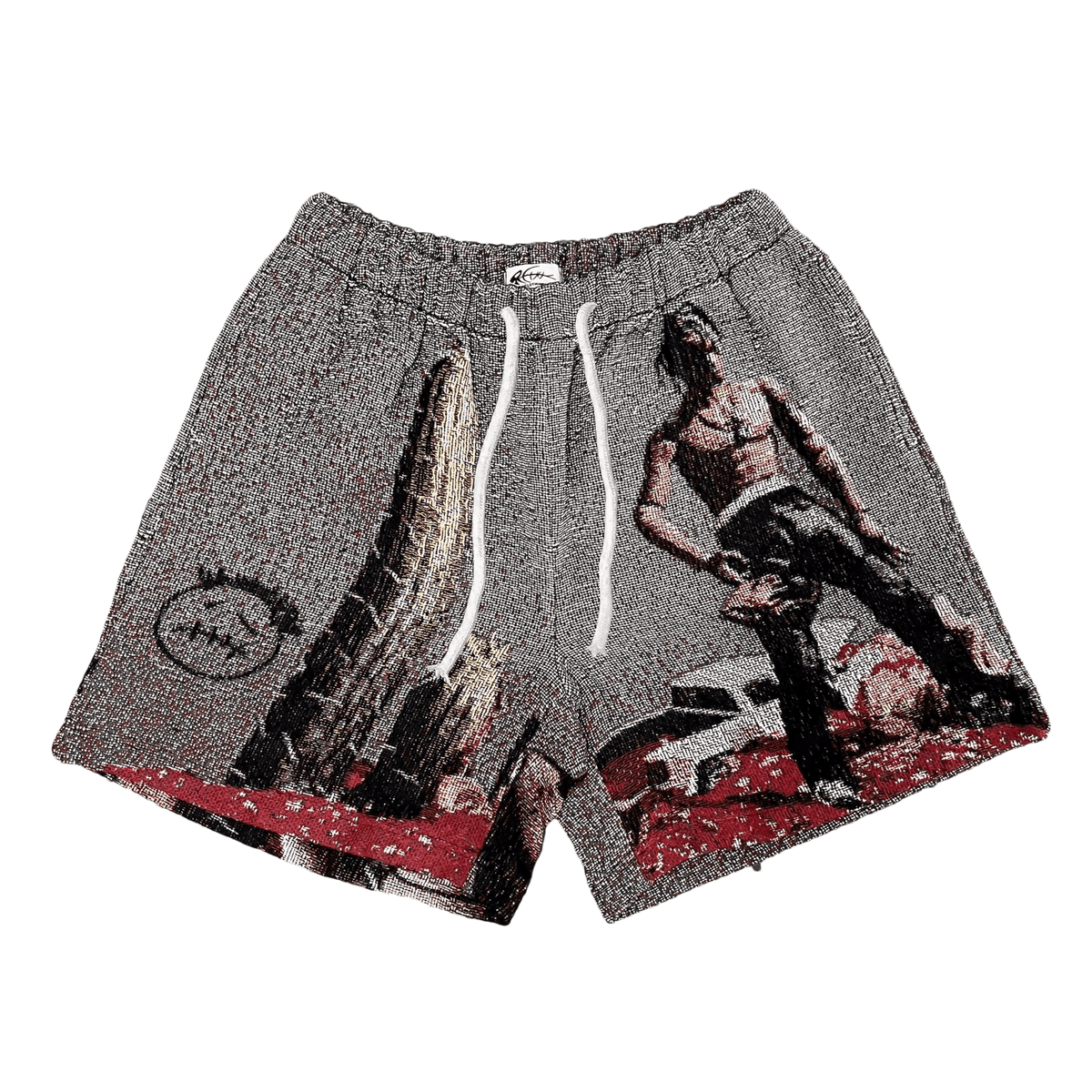 RDMCLOTHINGART tapestry hoodie TRAVIS TAPESTRY SHORTS