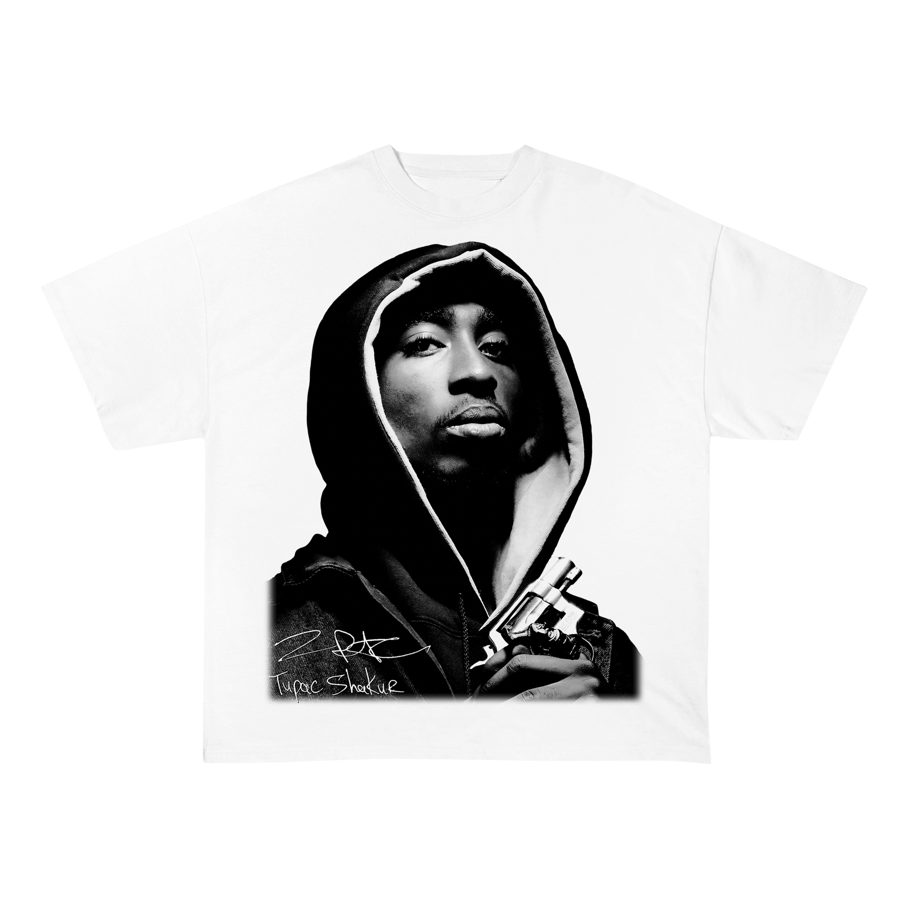 RDMCLOTHINGART tapestry hoodie TUPAC WEIGHT COTTON TEE-8032