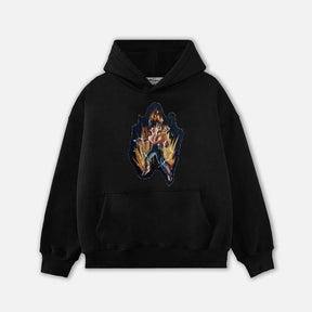 RDMCLOTHINGART tapestry hoodie VEGETA TAPESTRY PATCH HOODIE-9080