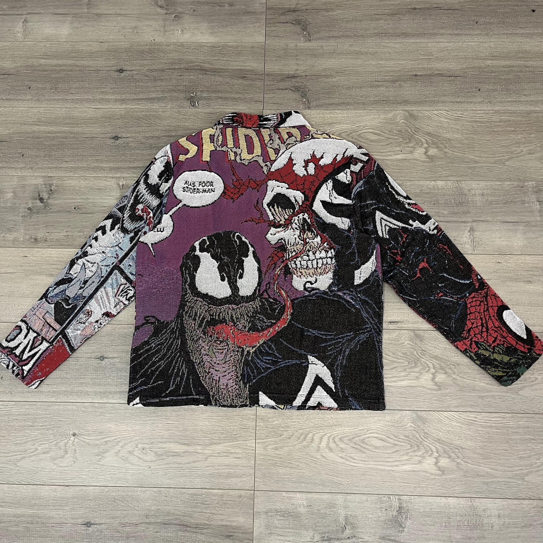 RDMCLOTHINGART tapestry hoodie VENOM JACKET