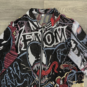 RDMCLOTHINGART tapestry hoodie VENOM JACKET