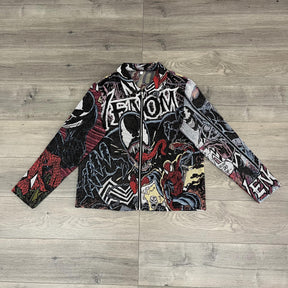 RDMCLOTHINGART tapestry hoodie VENOM JACKET