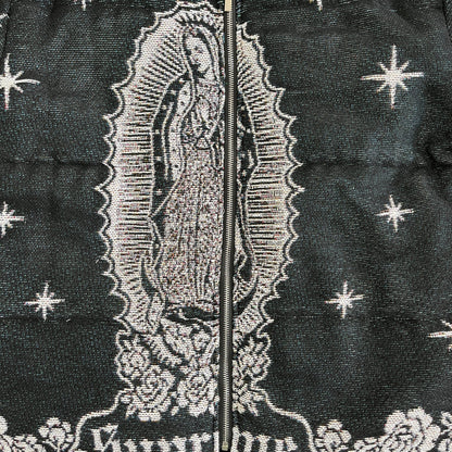 RDMCLOTHINGART tapestry hoodie VIGENCITA BLACK TAPESTRY COAT