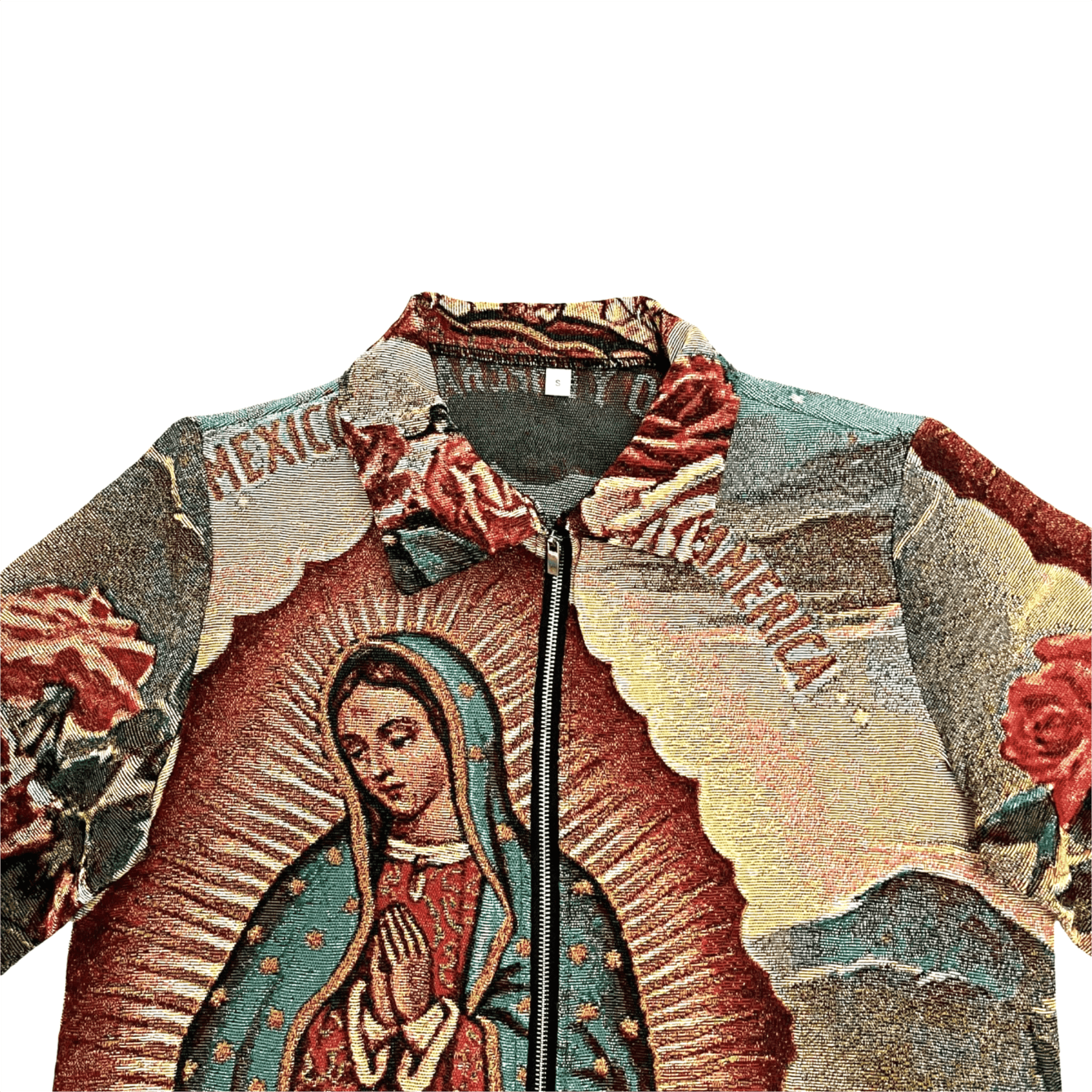 RDMCLOTHINGART tapestry hoodie Virgencita Tapestry