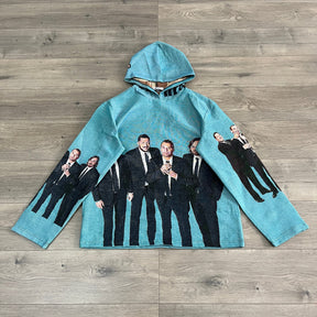 RDMCLOTHINGART tapestry hoodie WEEZER TAPESTRY HOODIE