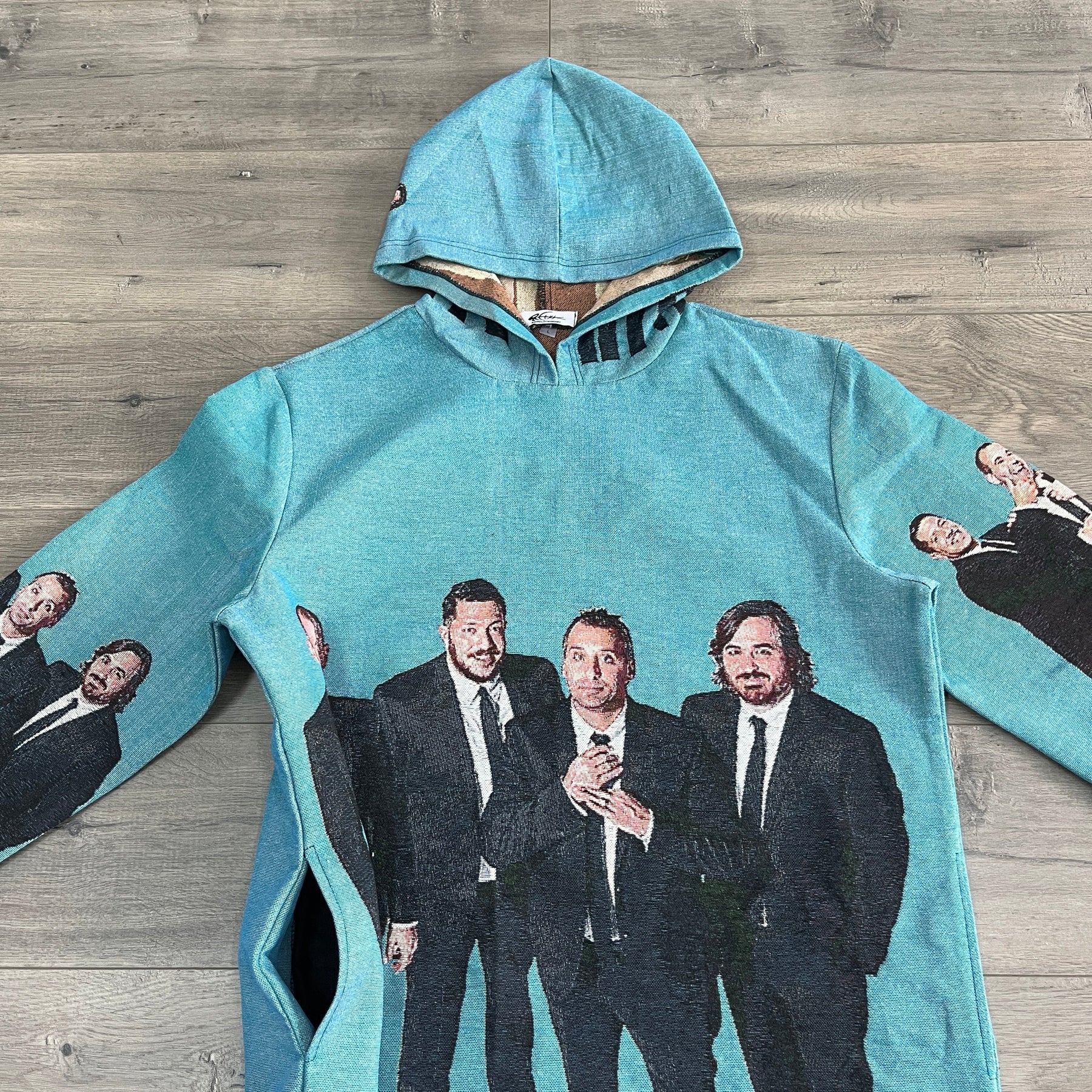 RDMCLOTHINGART tapestry hoodie WEEZER TAPESTRY HOODIE