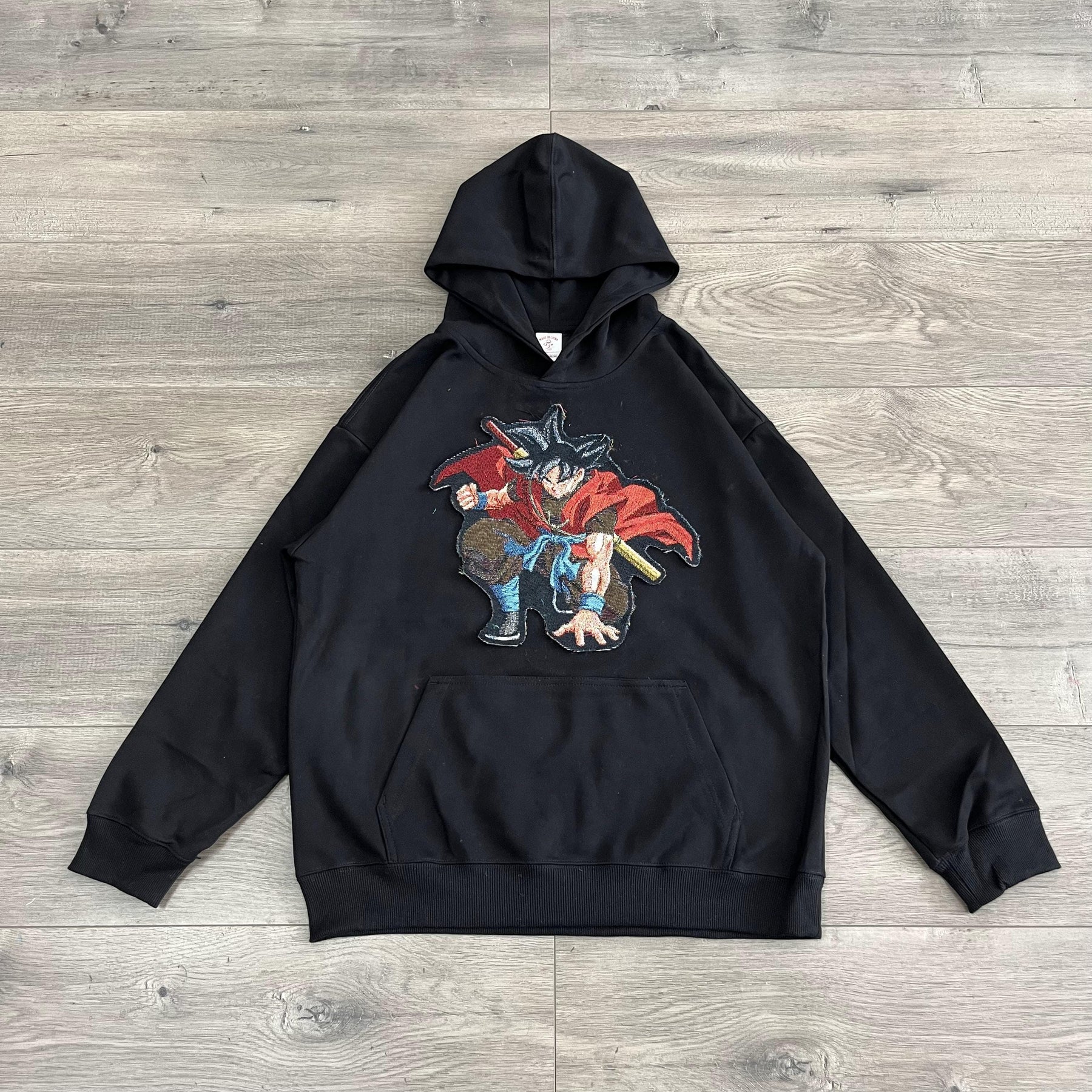 RDMCLOTHINGART tapestry hoodie XENO GOKU TAPESTRY PATCH HOODIE-9054