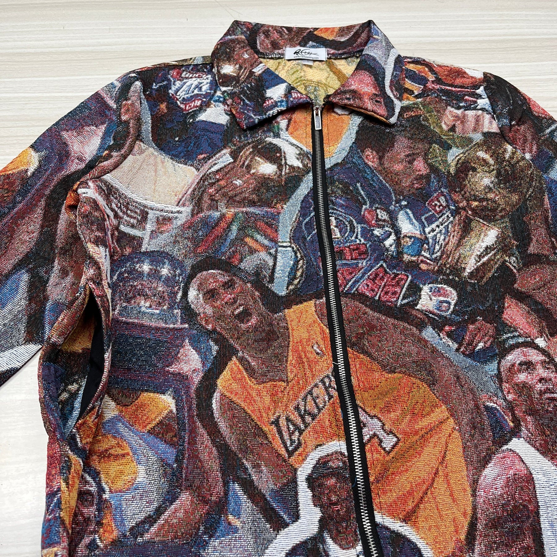 RDMCLOTHINGART tapestry hoodie YELLOW CHAMPION TAPESTRY JACKET