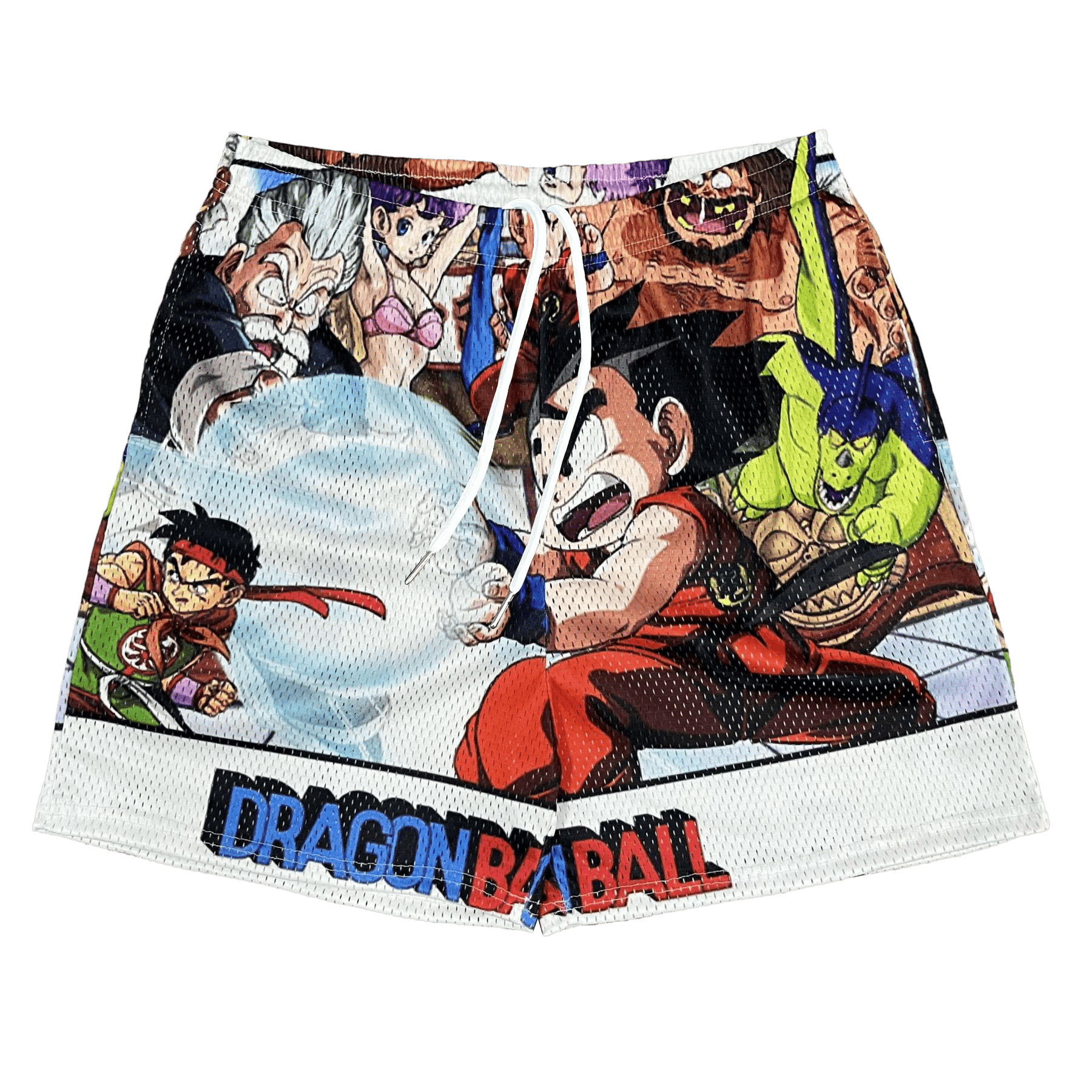 RDMCLOTHINGART tapestry hoodie YOUNG GOKU MESH SHORTS-8685