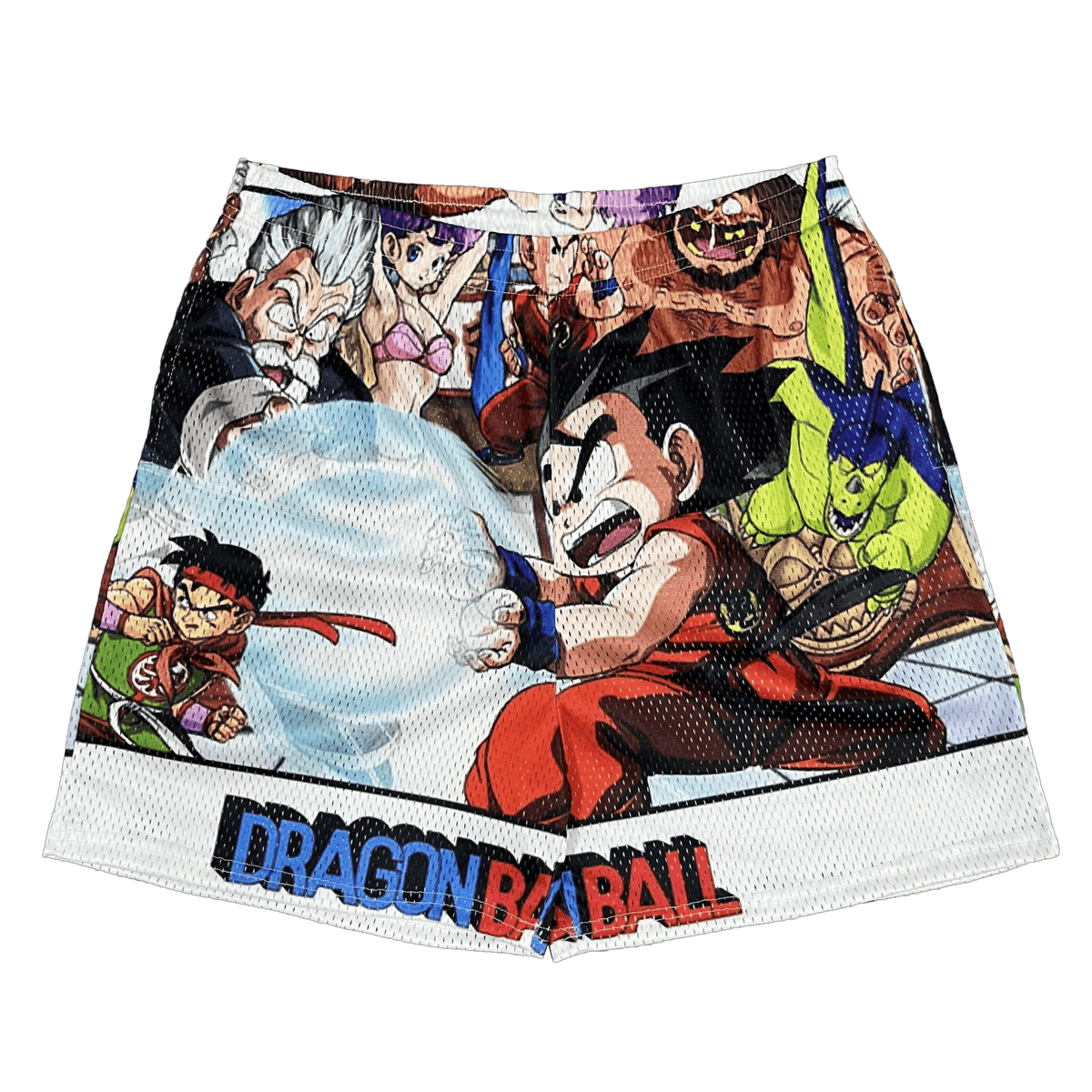 RDMCLOTHINGART tapestry hoodie YOUNG GOKU MESH SHORTS-8685