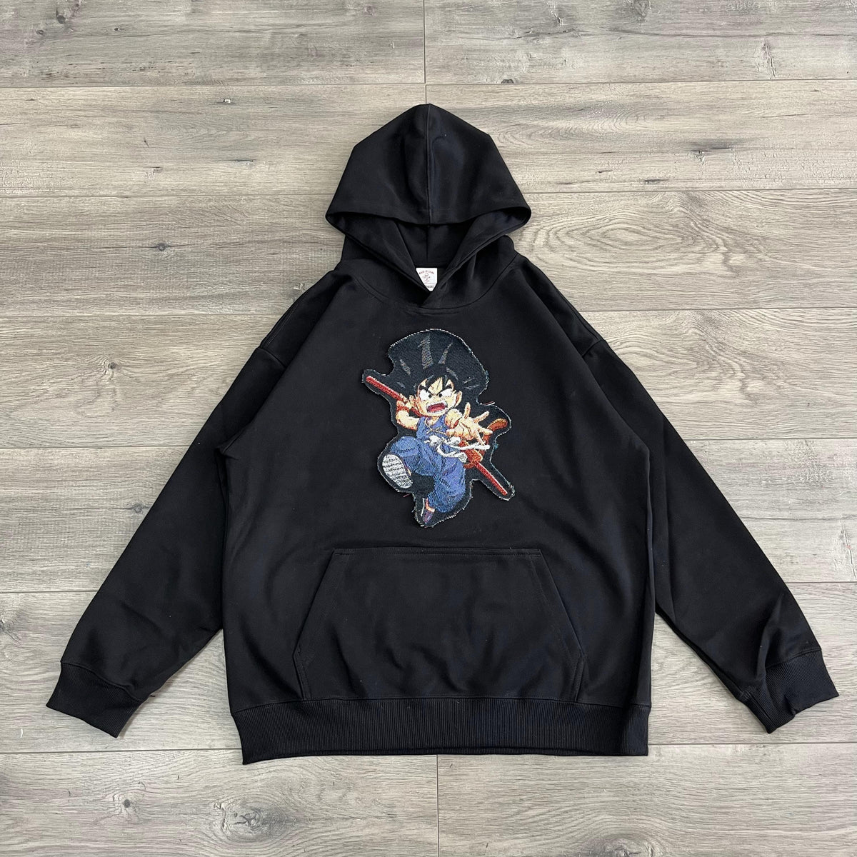 RDMCLOTHINGART tapestry hoodie YOUNG GOKU TAPESTRY PATCH HOODIE-9053