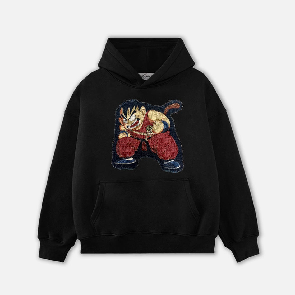 RDMCLOTHINGART tapestry hoodie YOUNG GOKU TAPESTRY PATCH HOODIE-9056