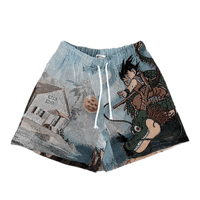 RDMCLOTHINGART tapestry hoodie YOUNG GOKU TAPESTRY SHORTS