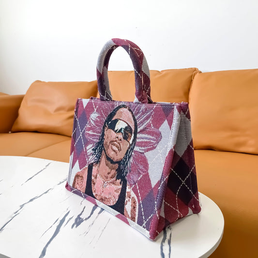 STEVE LACY TAPESTRY TOTE BAG